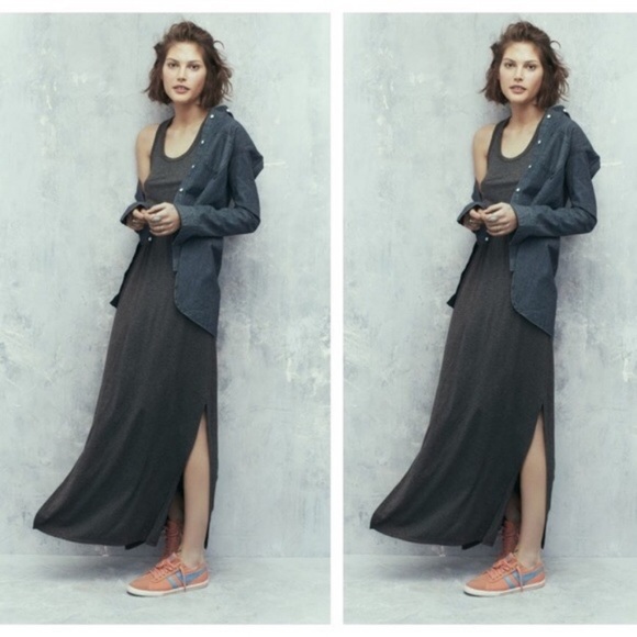 Madewell Dresses & Skirts - Madewell Grey Jersey Maxi Dress
